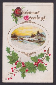 UNITED STATES, Postcard, Merry Christmas