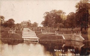 Lot311 newby hall from river real photo  uk burton