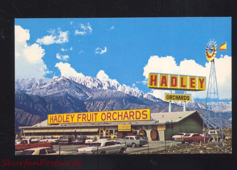 CABAZON CALIFORNIA HADLEY FRUIT ORCHARDS STORE 1960's CARS 