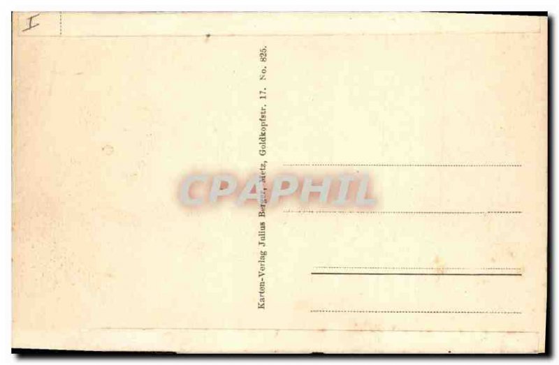 Old Postcard Metz An der Mittelbr?cke