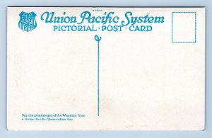 Weber  Canyon Utah UT  Union Pacific Railway UNP WB Postcard J16