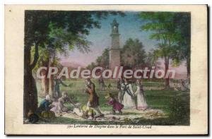 Postcard Old Lantern of Diogenes in the Parc de Saint Cloud