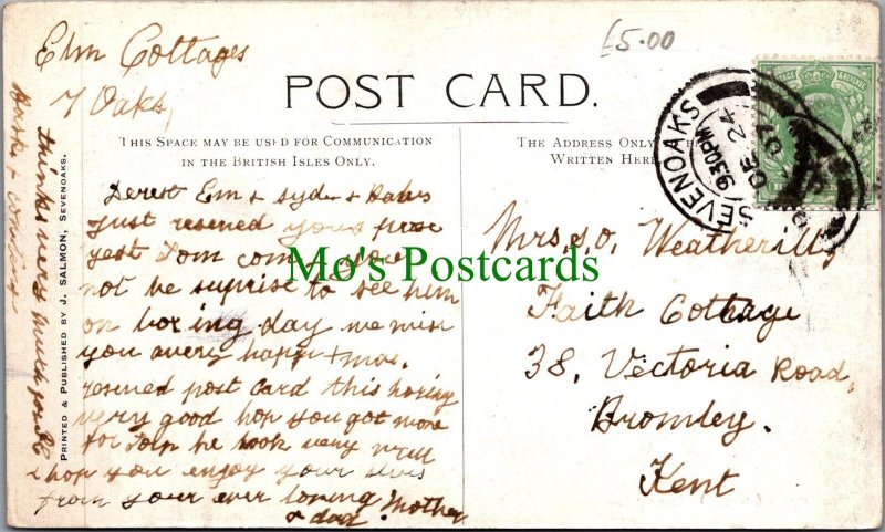 Kent Postcard - The River (Winter), Shoreham SW7664