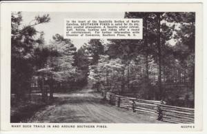 NC  SOUTHERN PINES NYC NY WORLD'S FAIR EXHIBIT postcard