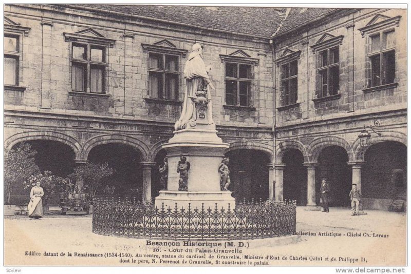 Cour Du Palais-Granvelle, Besancon Historique (Doubs), France, 1900-1910s