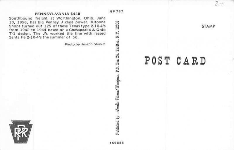 Pennsylvania 6448 Pennsylvania Train Unused 