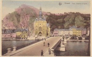 Belgium Dinant Pont Citadelle et Eglise