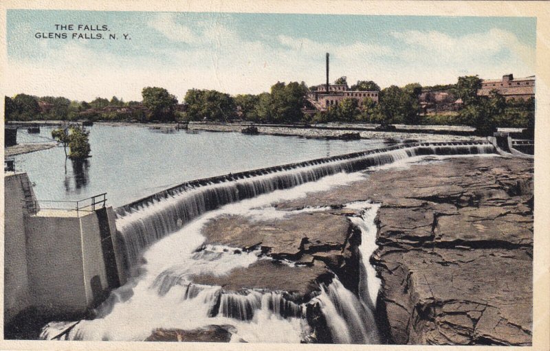 GLENS FALLS, New York, 1910-1920s; The Falls