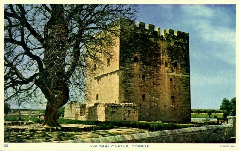 cyprus, LIMASOL, Kolossi Castle (1960s) Raphael Tuck 120 Postcard