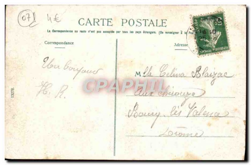 Old Postcard The Louvesc