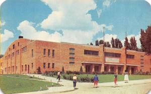 SIOUX CITY, IA Iowa  ALLEE GYMNASIUM~MORNINGSIDE COLLEGE c1950's Chrome Postcard