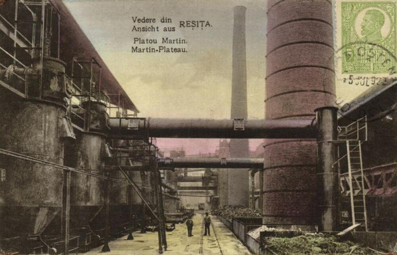 romania, RESITA REȘIȚA, Platou Martin, Industry Steel Works (?) (1922)