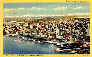 WA - Seattle. Aeroplane View