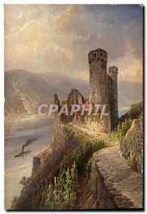 Old Postcard Fantasy Castle Ehrenfels