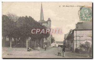 Azy - L & # 39Eglise - Old Postcard