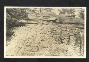 RPPC COOKSVILLE TENNESSEE ROCK SITY GARDEN TORTISE SHELL REAL PHOTO POSTCARD