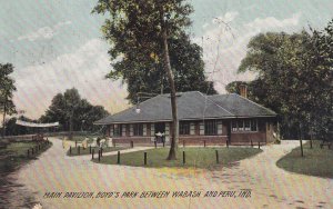 Between WABASH & PERU, Indiana, PU-1908; Main Pavilion, Boyd's Park