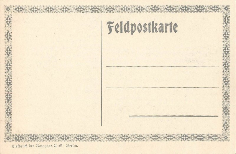 Field postcards set artist Ernst Lang - Craonne, Cerny and Vauclerc