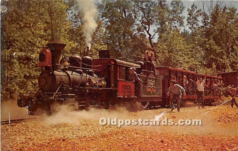 Train Robbery on the Frisco Silver Dollar Line at Silver Dollar City Unused 