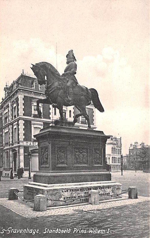 Standbeeld Prias Willem I Gravenhage Holland Unused 