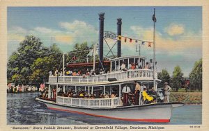 Suwanee  Stern Paddle Steamer Restored at Greenfield Village - Dearborn, Mich...