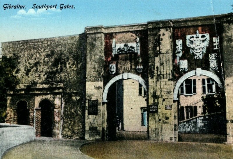 C.1910 Gibraltar, Southport Gates Postcard P170 