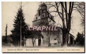 Old Postcard Salies-de-Bearn Saint Martin Church