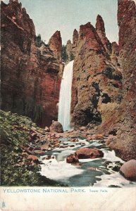 c.1901 Raphael Tuck & Sons Tower Falls Yellowstone Park Postcard 2R4-454 