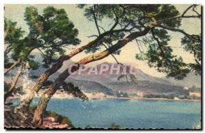 Old Postcard Landscape Menton Cap Martin