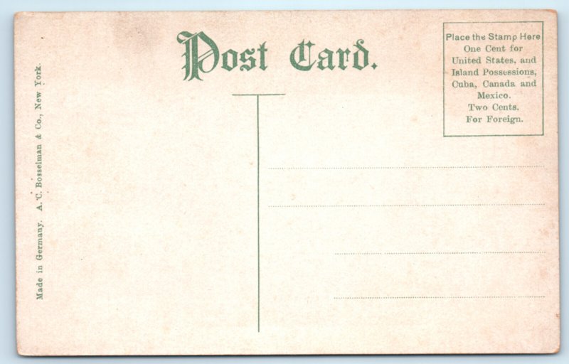 USS Rhode Island Battleship Postcard