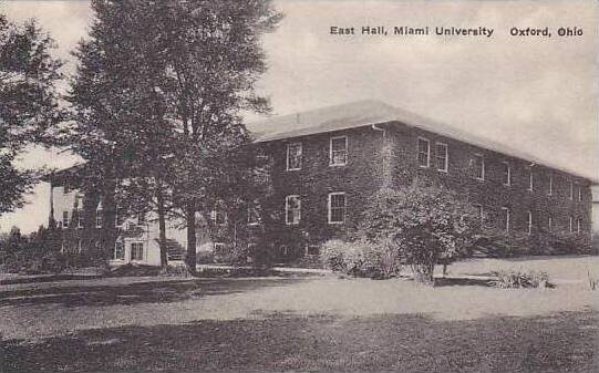 Ohio Oxford East Hall Miami University Albertype