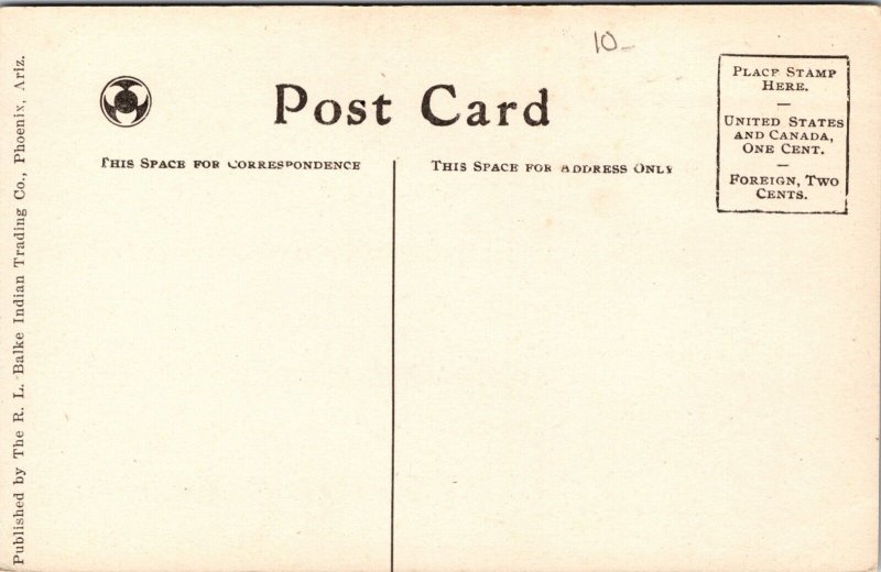 Dining Hall, Indian School, Phoenix, Arizona Postcard