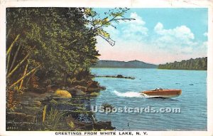 Greetings from - White Lake, New York