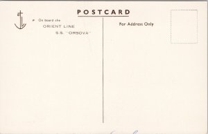 SS 'Orsova' Orient Line Ship Steamship Unused Litho Postcard H31 