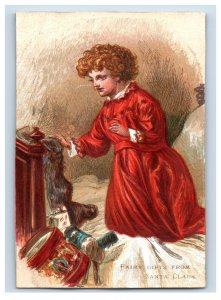 1870s Victorian Trade Cards Christmas Scenes Set Of 8 P160