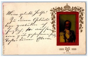 1898 Austria Royalty Archduke Otto HTL Hold To Light Posted Antique Postcard