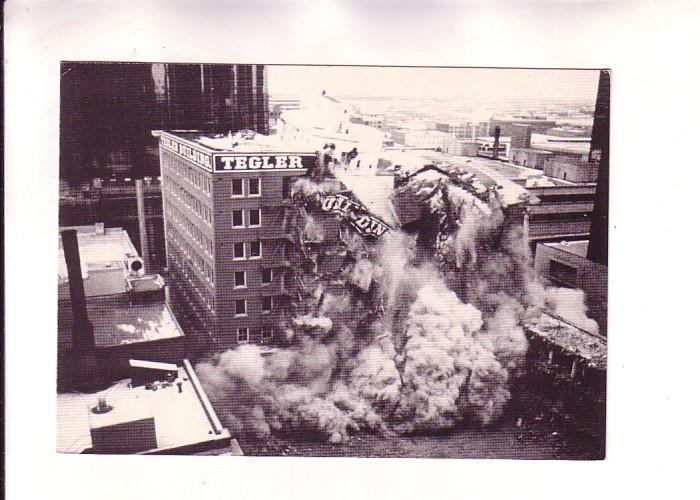 Destruction of Tegler Building, 1982 Explosion, Calgary  Alberta, Heritag...
