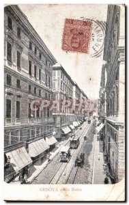 Old Postcard Genova Roma