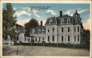 Rochester New Hampshire NH Orphanage c1920s Postcard