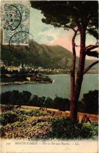 CPA AK MONACO - MONTE-CARLO - Vers le Tir aux Pigeons (476994)