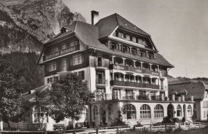 Hotel Bernerhof Switzerland Real Photo Postcard