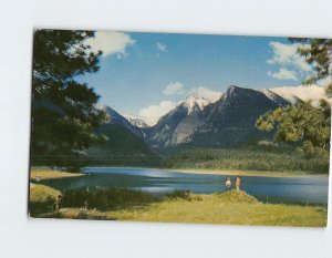 Postcard The mission Range Montana USA