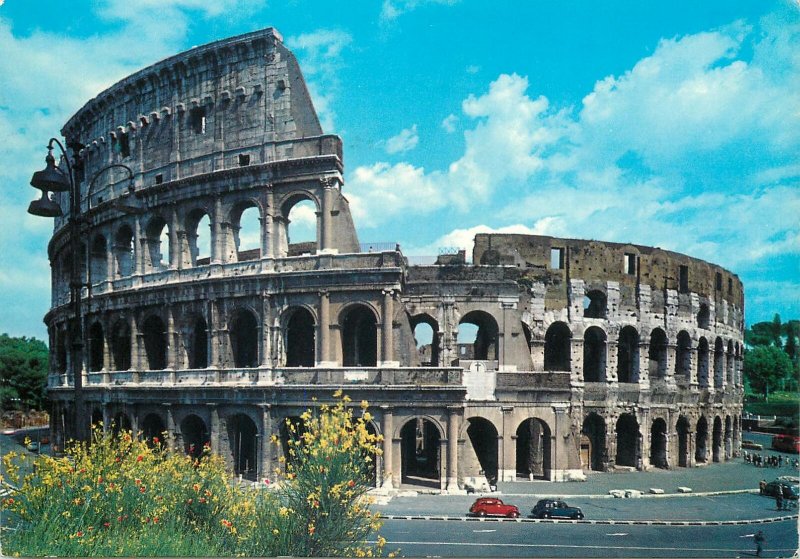 Postcard Italy Rome colosseo