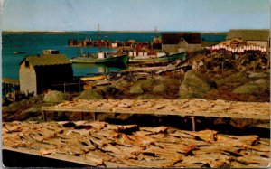 Canada Nova Scotia Sable Island Drying Fish