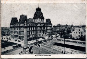 Canada City Hall Montreal Postcard C034