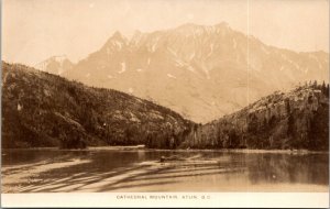 RPPC Cathedral Mountain Atlin BC British Columbia Canada UNP Unused Postcard L11