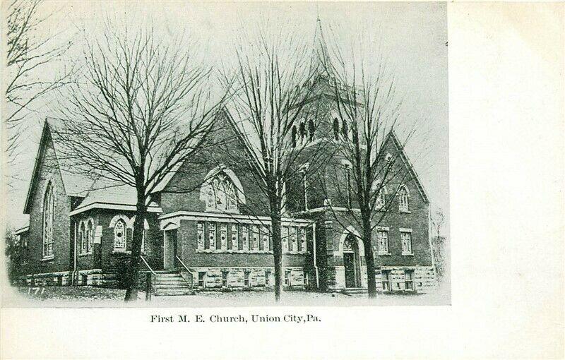 PA, Union City, Pennsylvania, First M.E. Church