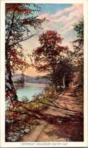 Postcard Prudential Insurance Advertising Driveway Delaware Water Gap KJ8
