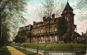 Vintage Postcard Dr. Lee Hospital Rochester New York NY Pub by Scrantom Wetmore