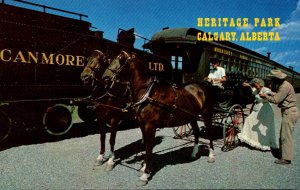 Canada Calgary Heritage Park Buggy and Train